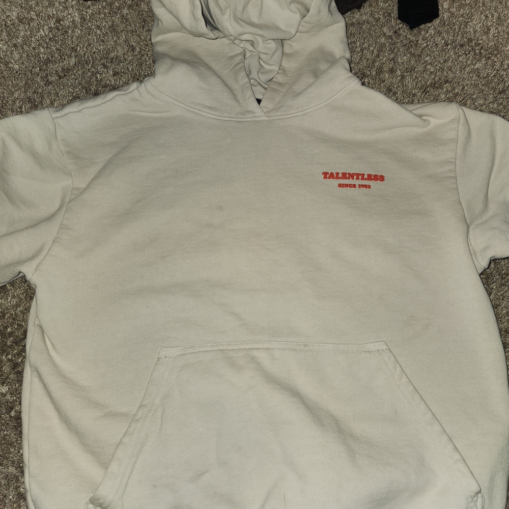 Talentless Cream Hoodie